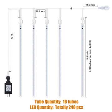 Meteor Shower Lights - Waterproof Outdoor LED Decoration