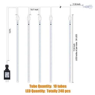 Meteor Shower Lights - Waterproof Outdoor LED Decoration