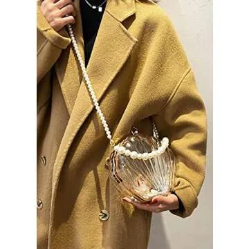 Rungion Fairy Shell Purse Elegant Women Evening Bag