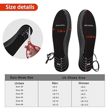 Warmfits Heated Insoles - Stay Warm Outdoors This Winter