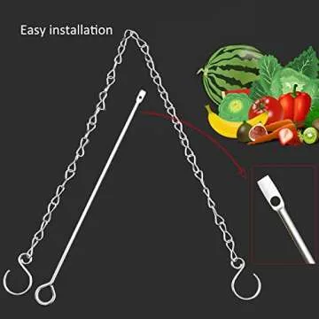 Durable Chicken Vegetable Hanging Feeder Toy for Birds
