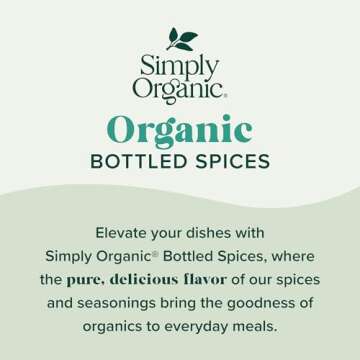 Simply Organic Five Spice Powder, 2.01 Ounce, Cinnamon, Fennel Seed, Cloves, Star Anise & White Pepper, Non GMO, Kosher