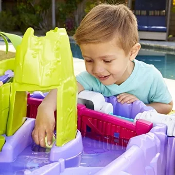 Little Tikes Mermaid Island Wavemaker Water Table, 2 + years with Five Unique Play Stations and Accessories, Multicolor, 38 Inch