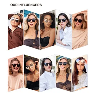 SOJOS Oversized Round Polarized Sunglasses for All