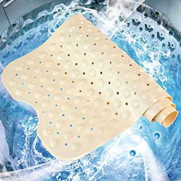 YINENN Non-Slip Bath Shower Safety Mat - 40x16 Inch