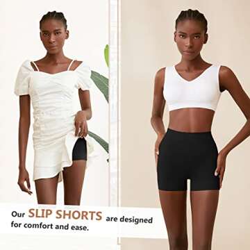 YADIFEN Women’s Anti-Chafing Slip Shorts for Comfort
