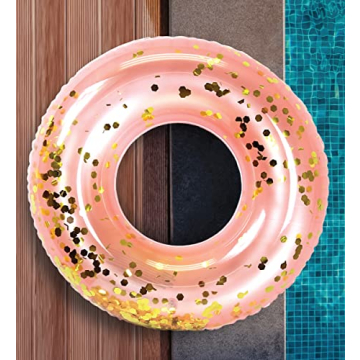 CoTa Global Inflatable Pool Float Tube Confetti