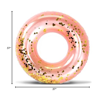 CoTa Global Inflatable Pool Float Tube Confetti