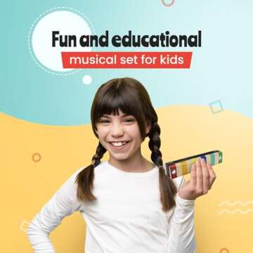 Stoie's Musical Instruments Set for Kids Ages 3-5