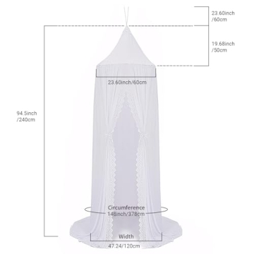 OldPAPA Kids Bed Canopy - Magical Room Decor for Kids