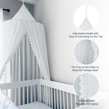 OldPAPA Kids Bed Canopy - Magical Room Decor for Kids