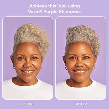 Verb Purple Shampoo for Blonde and Grey Hair - Vegan and Sulfate-Free