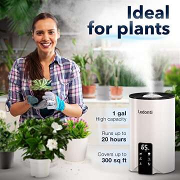 Smart Control Humidifier - Cool & Warm Mist for Home