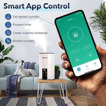 Smart Control Humidifier - Cool & Warm Mist for Home