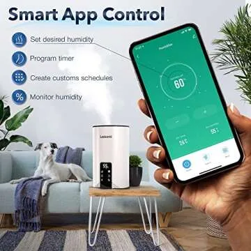 Smart Control Humidifier - Cool & Warm Mist for Home