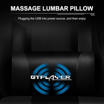 GTPLAYER Gaming Chair with Footrest for Comfort