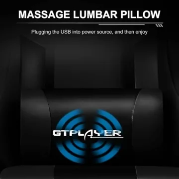 GTPLAYER Gaming Chair with Footrest for Comfort