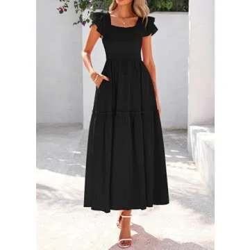 KIRUNDO Womens Summer Wedding Guest Dress 2025