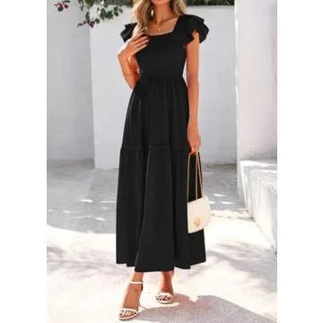 KIRUNDO Womens Summer Wedding Guest Dress 2025