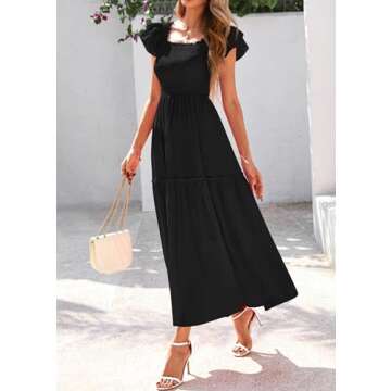 KIRUNDO Womens Summer Wedding Guest Dress 2025