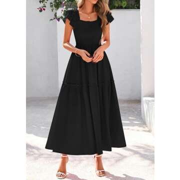 KIRUNDO Womens Summer Wedding Guest Dress 2025