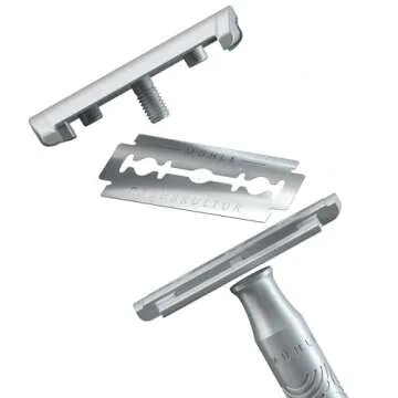 MÜHLE Companion Safety Razor – Women's Double-Edged Body Razor for Shaving, Gentle Use, Suitable for Body, Legs, & Underarms, Longer Handle, Long Lasting Blade