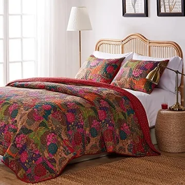 Greenland Home Jewel Quilt Set for Cozy Bedrooms