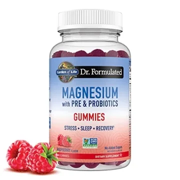 Garden of Life - Dr Formulated Magnesium Citrate Supplement with Prebiotics & Probiotics for Stress,...