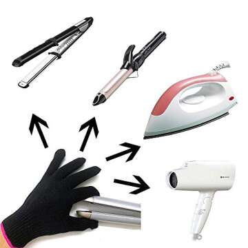 Professional Heat Resistant Gloves for Hair Styling