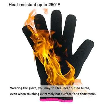 Professional Heat Resistant Gloves for Hair Styling