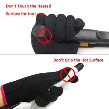Professional Heat Resistant Gloves for Hair Styling