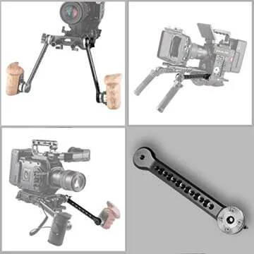SMALLRIG Standard Rosette Extension Arm Dogbone for RED, for URSA Mini, for Sony FS7 FS5, M6 198mm Long - 1807