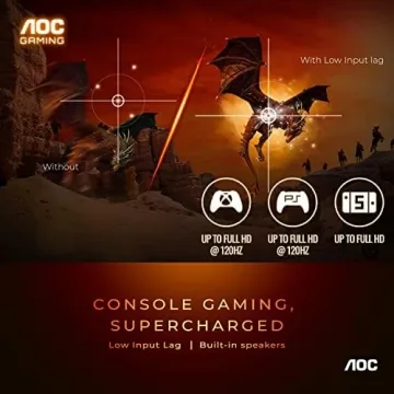 AOC C32G2 32" Curved Gaming Monitor with 165Hz Refresh Rate