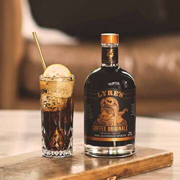 Lyre's Coffee Originale Premium Non Alcoholic Spirits, Mocktails & Nonalcoholic Drinks, Coffee Liqueur Style, 23.7 Fl Oz