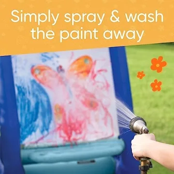 Hearthsong Inflatable Kids Art Easel for Indoor & Outdoor Use