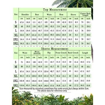 Stylish COOFANDY Hawaiian Shirt and Shorts Set for Summer