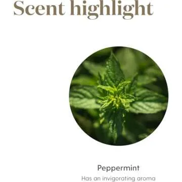Young Living Peppermint Essential Oil 5ml | Ideal for Muscle Relaxation | Invigorating Mint Aroma | Cooling Sensation | Aromatherapy Diffuser at Home or After a Workout