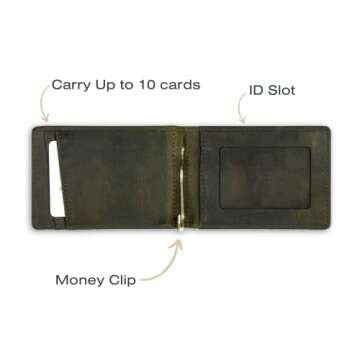 Andar RFID Slim Minimalist Leather Wallet - The Apollo