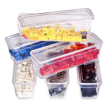 AB Designs Clear Bins Set for Perfect Home Organization
