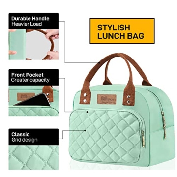 Stylish Buringer Insulated Lunch Bag for Work and Travel