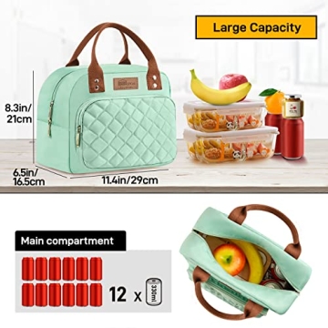 Stylish Buringer Insulated Lunch Bag for Work and Travel