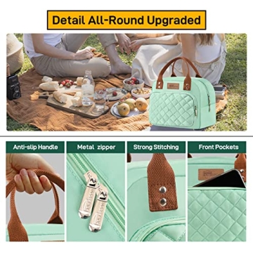 Stylish Buringer Insulated Lunch Bag for Work and Travel