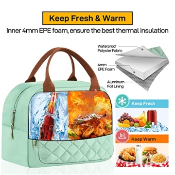 Stylish Buringer Insulated Lunch Bag for Work and Travel