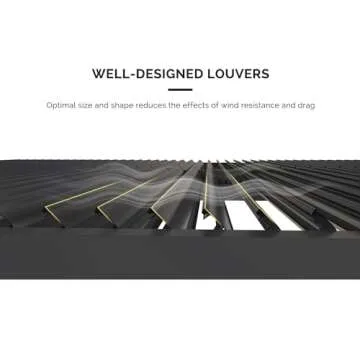 Adjustable Aluminum Pergola for Outdoor Spaces: PURPLE LEAF