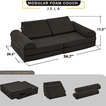 Jela Kids Couch Modular Sofa for Creative Play