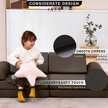 Jela Kids Couch Modular Sofa for Creative Play