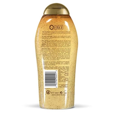OGX Coconut Coffee Exfoliating Body Scrub for Silky Skin
