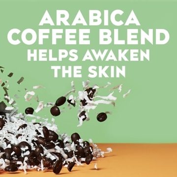 OGX Coconut Coffee Exfoliating Body Scrub for Silky Skin