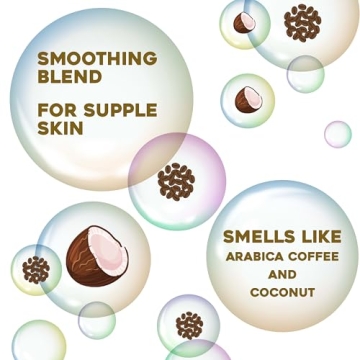 OGX Coconut Coffee Exfoliating Body Scrub for Silky Skin