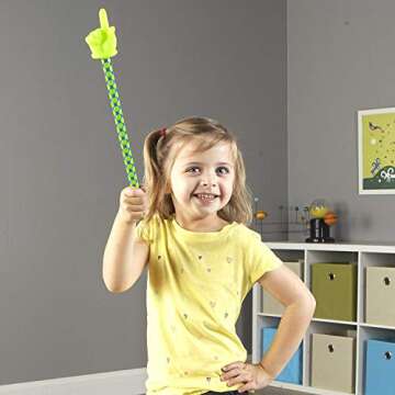 Learning Resources Patterned Hand Pointers, Set of 3 for Classroom Engagement